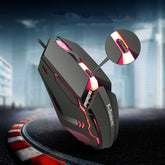 K-SNAKE Gaming Luminous 1600DPI USB Wired Laptop Mouse - Smart Tech Shopping